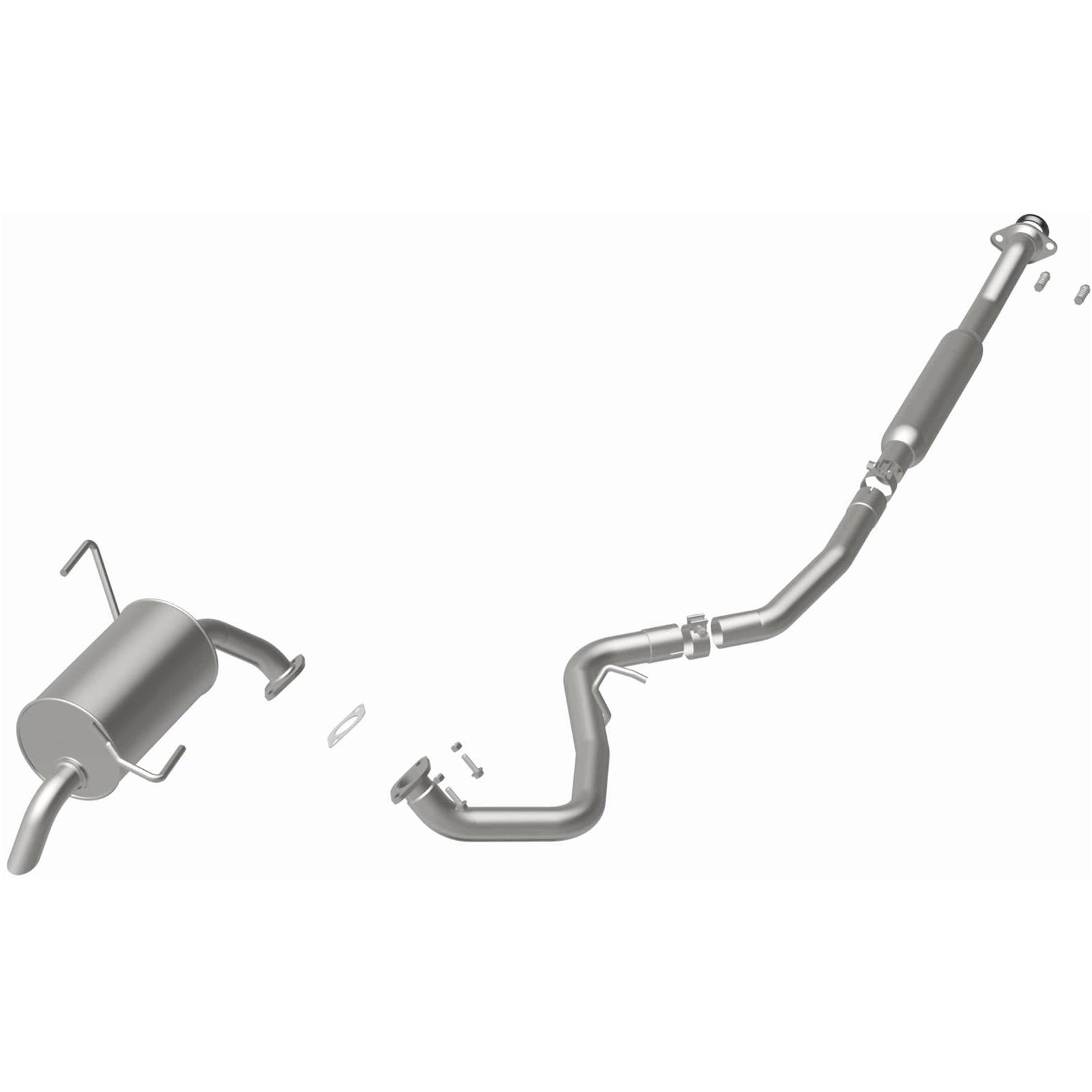 BRExhaust Direct-Fit Exhaust Systems for 2010-2017 OUTBACK - 116-0162 Systems, Direct-Fit, Replacement, OEM Style, Cat-Back, Bolt-On, Stainless Steel, Natural Finish, with Hangers, Hardware, Subaru, Kit thumbnail 3