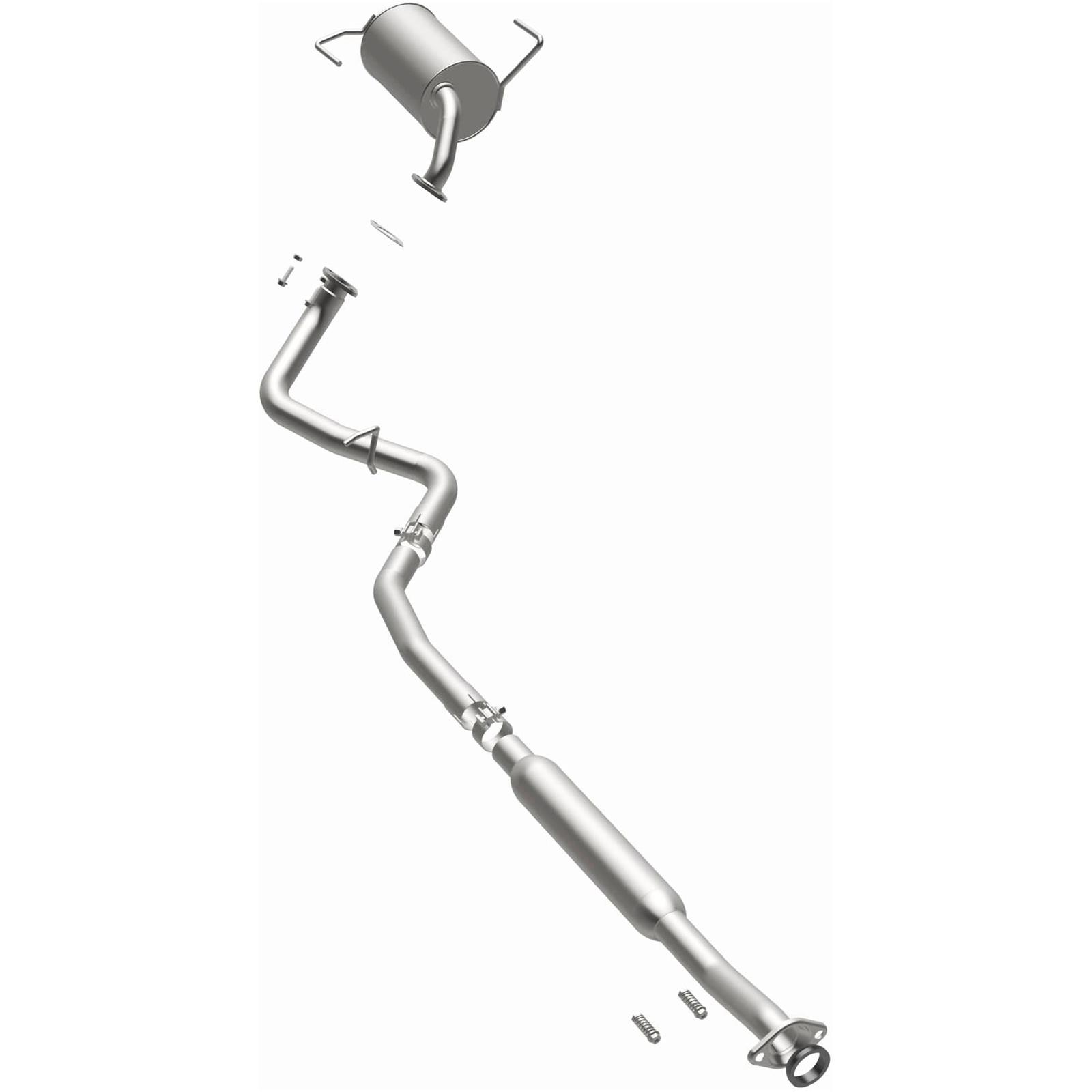 BRExhaust Direct-Fit Exhaust Systems for 2010-2017 OUTBACK - 116-0162 Systems, Direct-Fit, Replacement, OEM Style, Cat-Back, Bolt-On, Stainless Steel, Natural Finish, with Hangers, Hardware, Subaru, Kit thumbnail 2