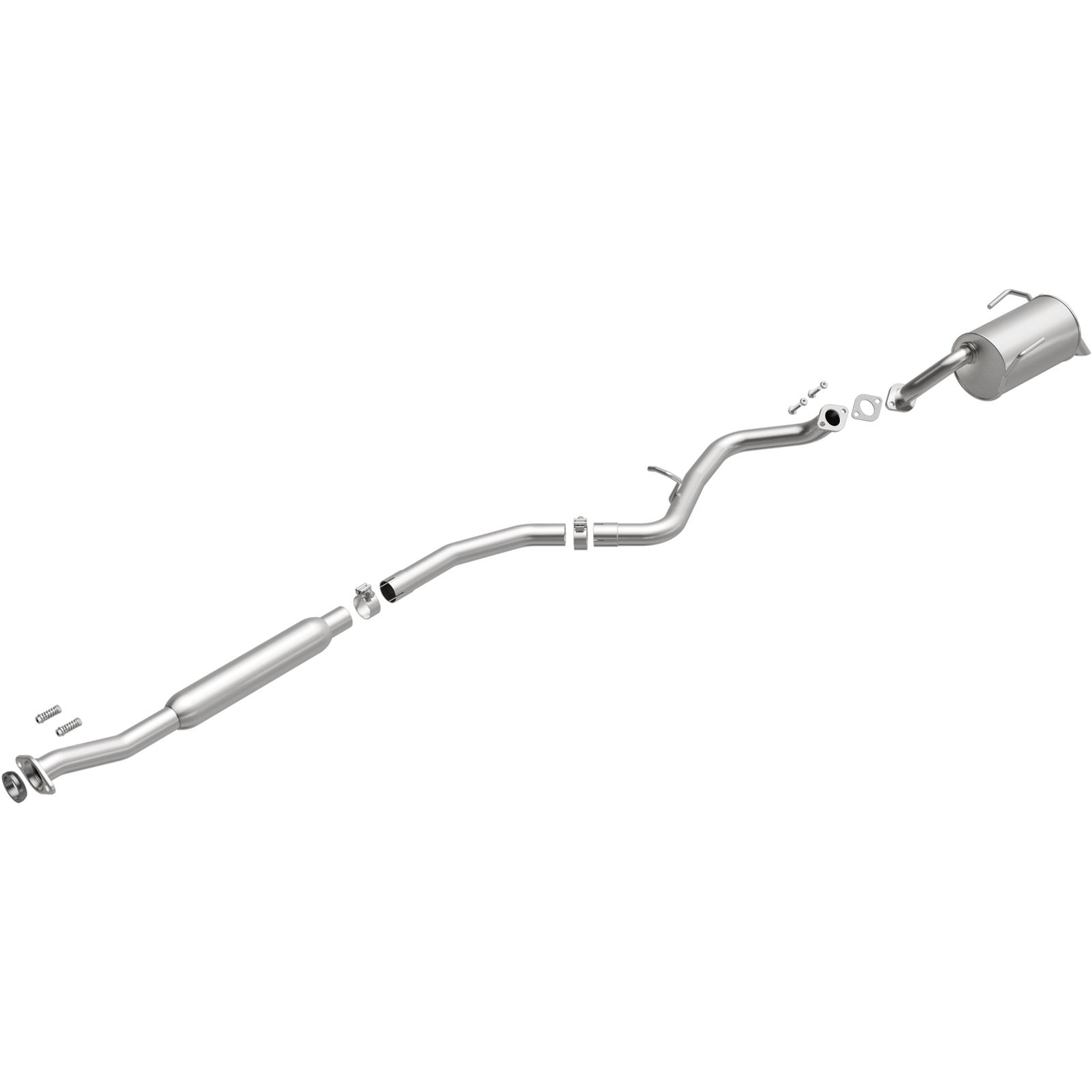 BRExhaust Direct-Fit Exhaust Systems for 2010-2017 OUTBACK - 116-0162 Systems, Direct-Fit, Replacement, OEM Style, Cat-Back, Bolt-On, Stainless Steel, Natural Finish, with Hangers, Hardware, Subaru, Kit thumbnail 5