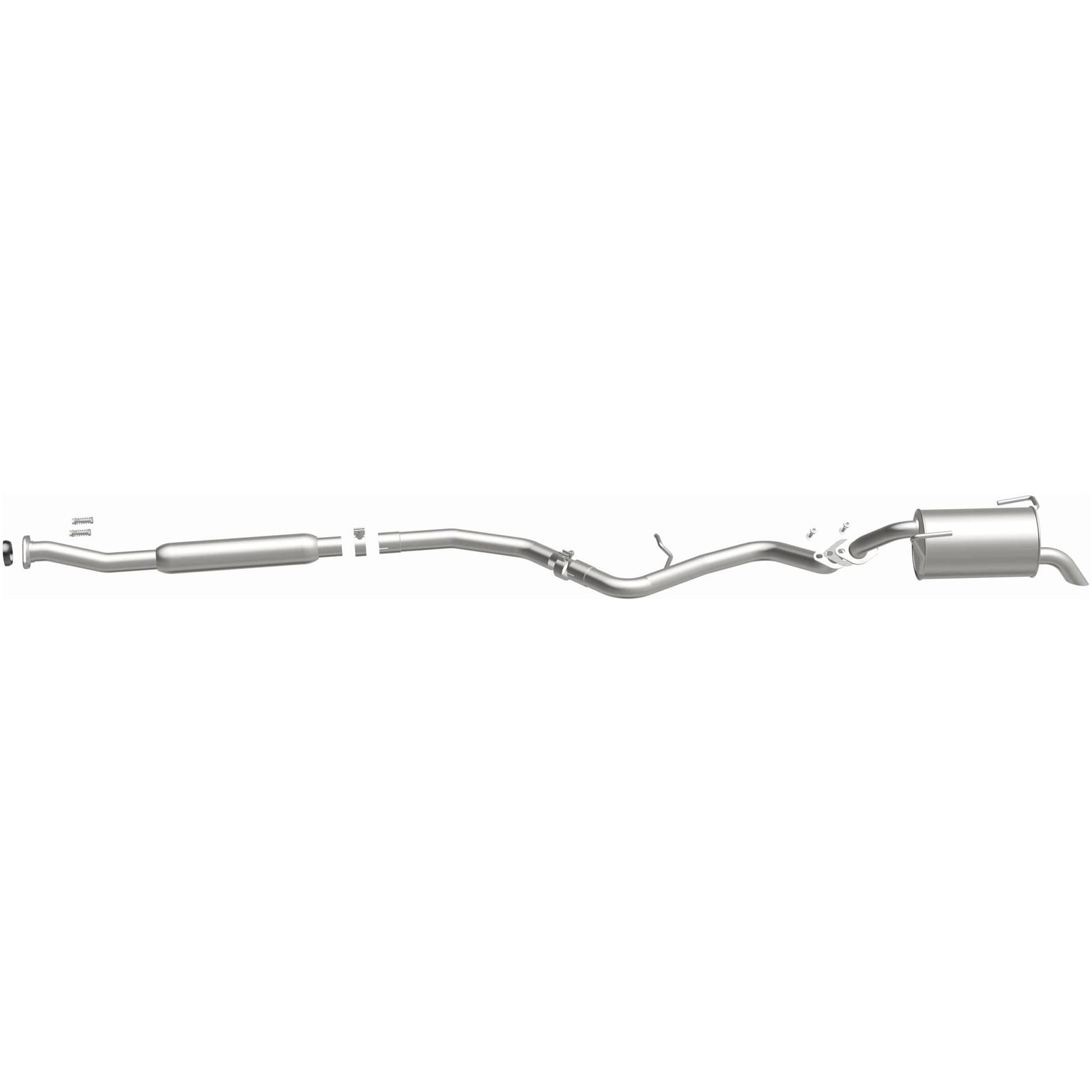 BRExhaust Direct-Fit Exhaust Systems for 2010-2017 OUTBACK - 116-0162 Systems, Direct-Fit, Replacement, OEM Style, Cat-Back, Bolt-On, Stainless Steel, Natural Finish, with Hangers, Hardware, Subaru, Kit thumbnail 4