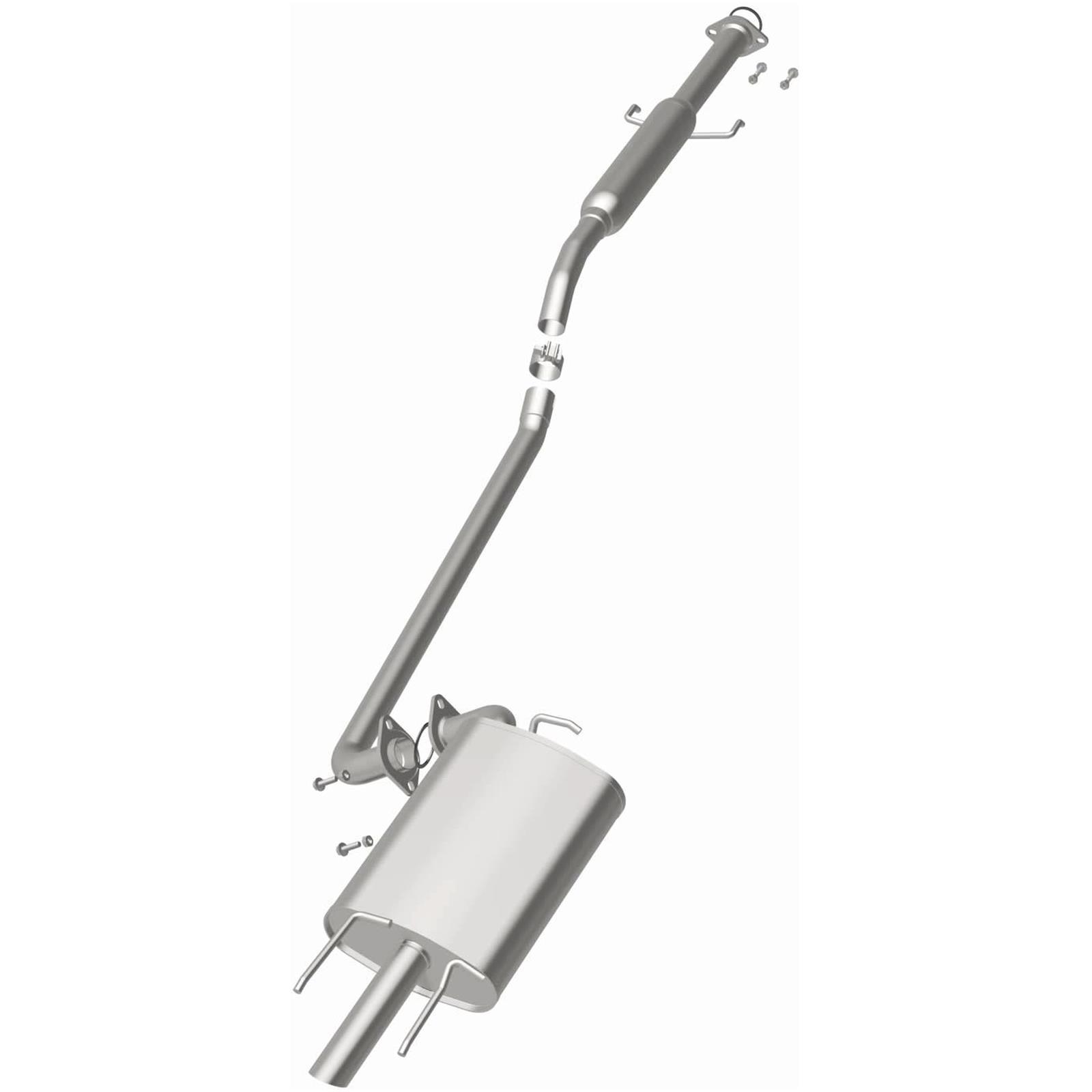 BRExhaust Direct-Fit Exhaust Systems 116-0274 Systems, Direct-Fit, Replacement, OEM Style, Cat-Back, Bolt-On, Stainless Steel, Natural Finish, with Hangers, Hardware, Lexus, Toyota, Kit thumbnail 3