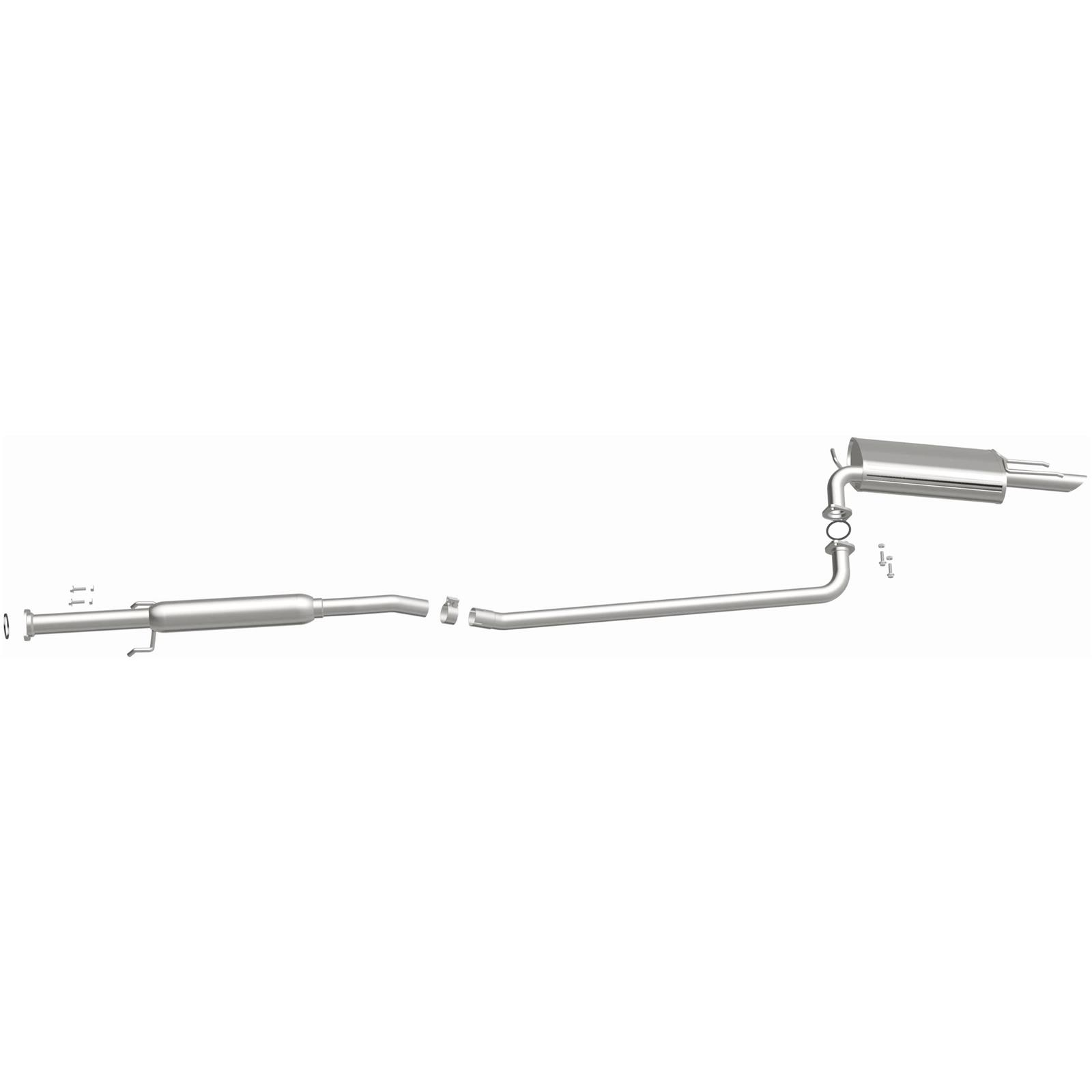 BRExhaust Direct-Fit Exhaust Systems 116-0274 Systems, Direct-Fit, Replacement, OEM Style, Cat-Back, Bolt-On, Stainless Steel, Natural Finish, with Hangers, Hardware, Lexus, Toyota, Kit thumbnail 4