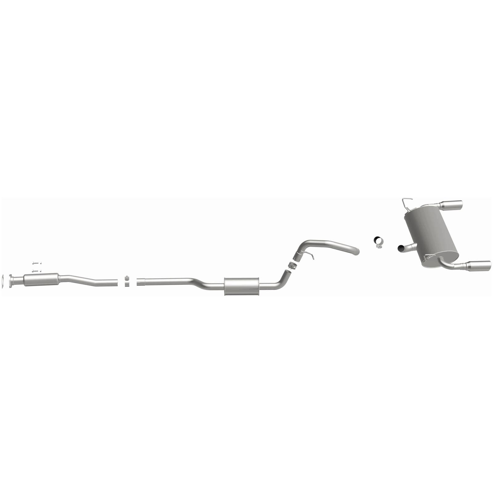 BRExhaust Direct-Fit Exhaust Systems for 2013-2018 ESCAPE - 116-0504 Systems, Direct-Fit, Replacement, OEM Style, Cat-Back, Bolt-On, Stainless Steel, Natural Finish, with Hangers, Hardware, Ford, Kit thumbnail 4