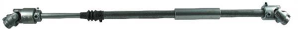 Borgeson Universal Telescoping Steering Shafts 000981 Shaft, Telescoping, Round Style, Steel, Natural, Ford, Power Assist Type, Each