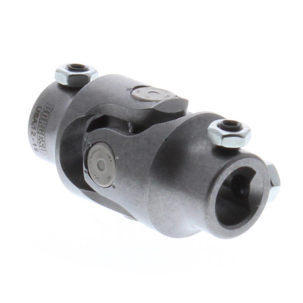 Borgeson 013431 Steel Single Steering U-Joint 3/4-36 Spline X 3/4-30 Spline