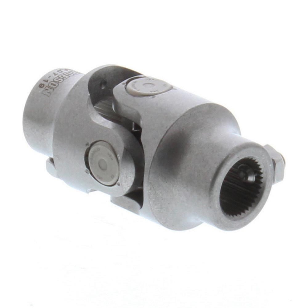 Borgeson Universal Steering U-Joints 113434 Joint, Stainless Steel, Natural, 3/4 in. 36-Spline, 3/4 in. 36-Spline, Each