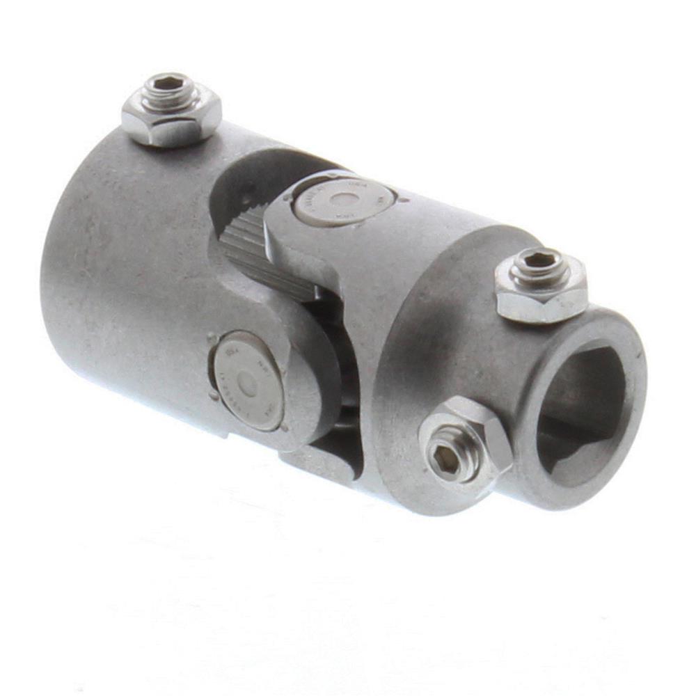 Borgeson Universal Steering U-Joints 114349 Joint, Stainless Steel, Natural, 1 in. 48-Spline, 3/4 in. DD, Each