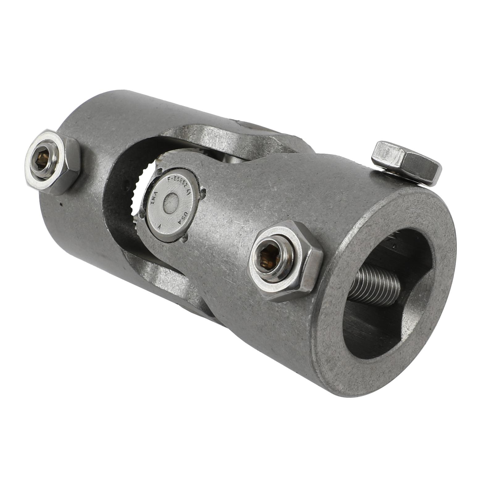 Borgeson Universal Steering U-Joints 114352 Joint, Stainless Steel, Natural, 1 in. 48-Spline, 1 in. DD, Each