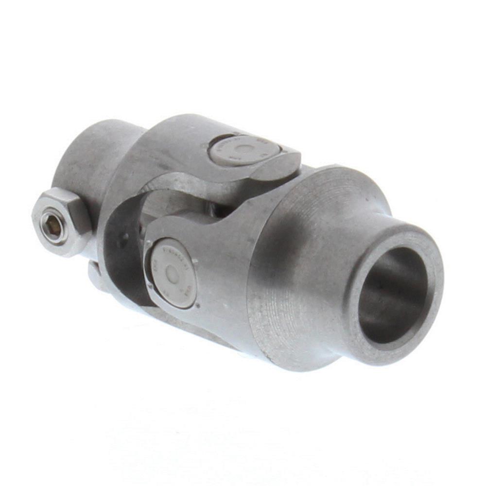 Borgeson Universal Steering U-Joints 114964 U-Joint, Standard Style, Stainless Steel, Natural, 3/4 in. DD, 3/4 in. without Splines, Each