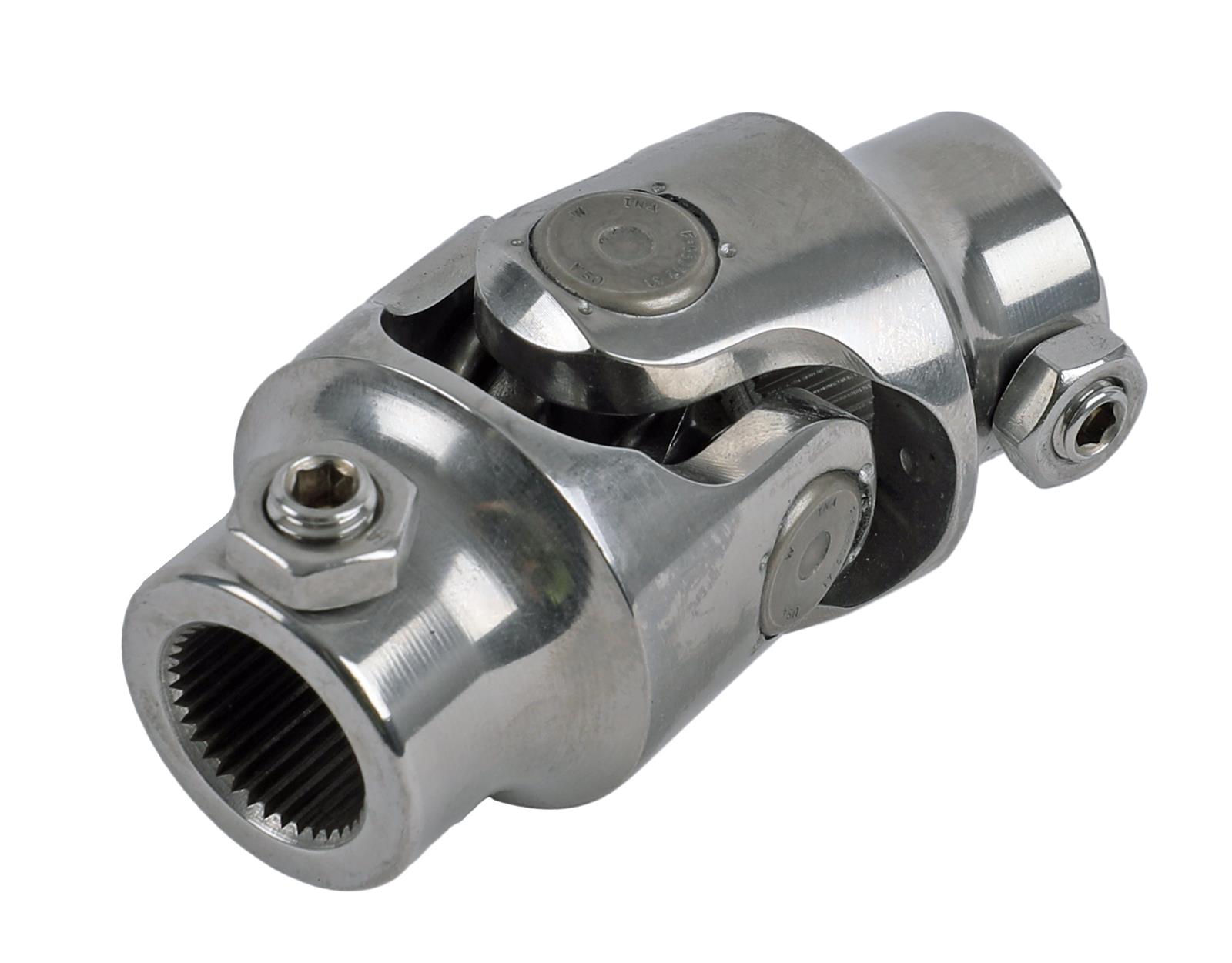 Borgeson Universal Steering U-Joints 123434 Joint, Stainless Steel, Polished, 3/4 in. 36-Spline, 3/4 in. 36-Spline, Each thumbnail 2
