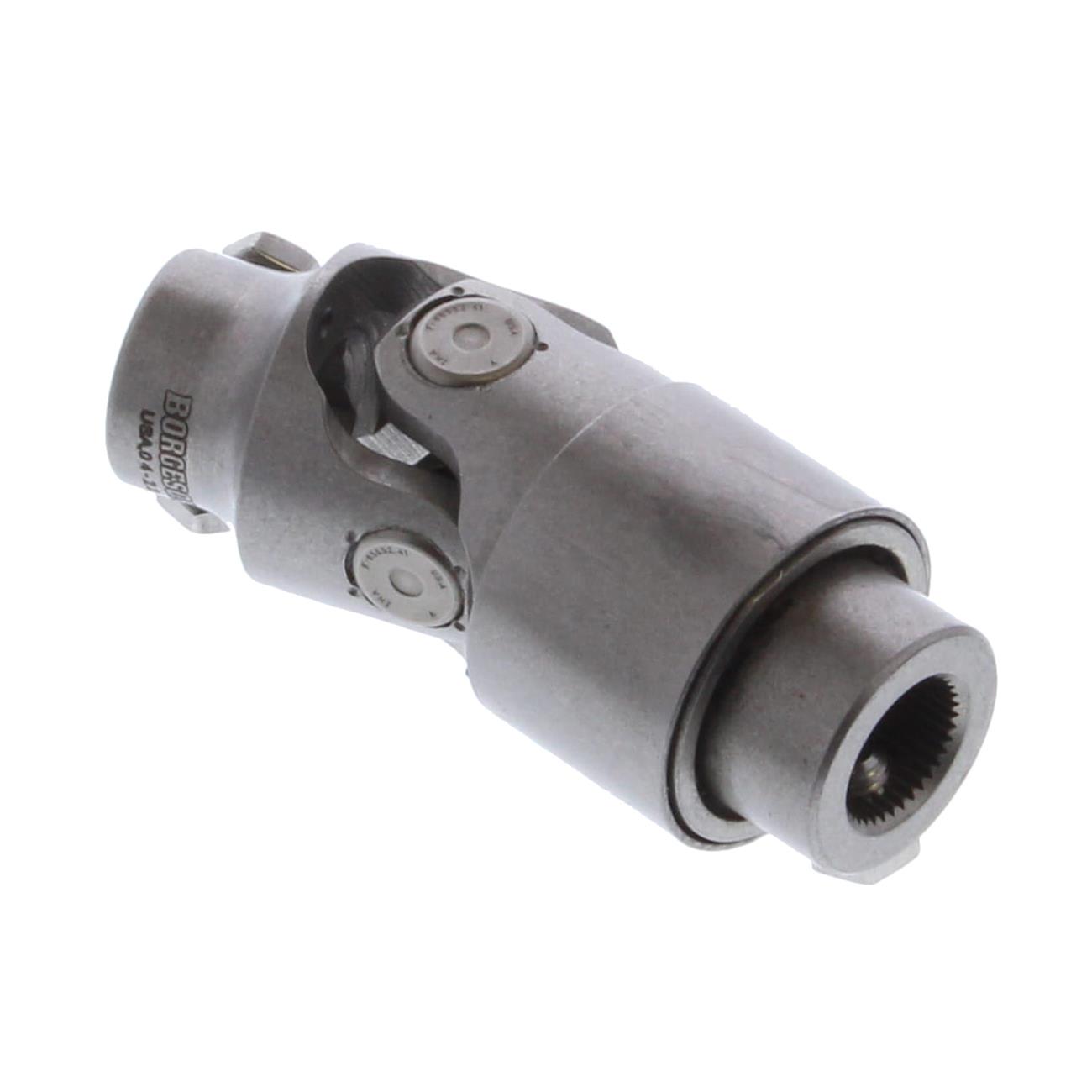 Borgeson Universal Steering U-Joints 153449 Joint, Stainless Steel, Natural, 3/4 in. 36-Spline, 3/4 in. DD, Each