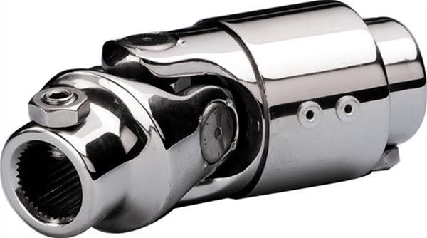 Borgeson Universal Steering U-Joints 164949 Joint, Stainless Steel, Polished, 3/4 in. DD, 3/4 in. DD, Each