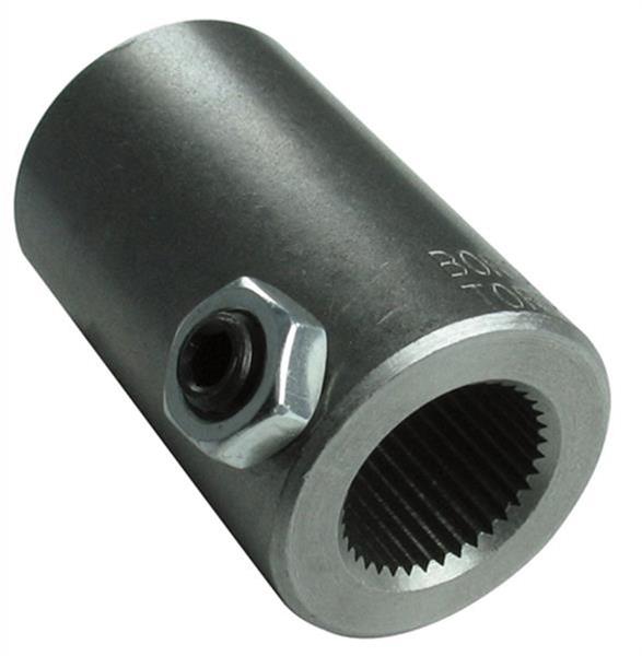 Borgeson Universal Steering Shaft Couplers 313700 Coupler, Steel, Natural, 3/4 in.-48 Spline, 3/4 in. Smooth Bore, Each