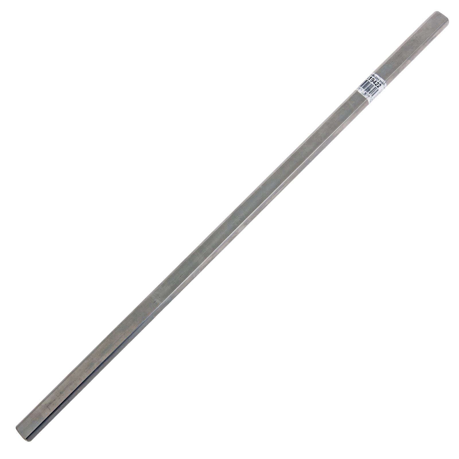 Borgeson Universal Steering Shafts 419422 Shaft, Stainless Steel, Natural, Universal, Each