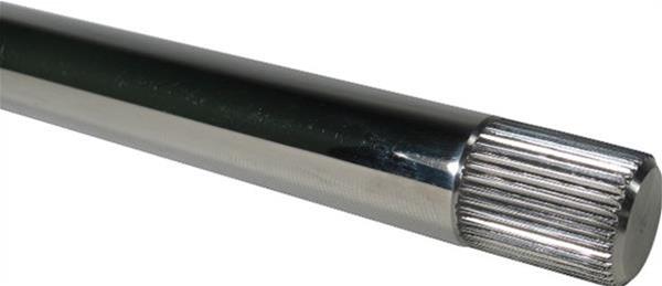 Borgeson Universal Steering Shafts 429209 Shaft, 3/4-36 Splined, Polished Stainless, 9" Long, 7/8 Spline Length