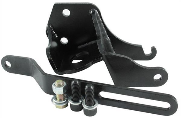 Borgeson Power Steering Pump Brackets 802404 Brackets, Driver Side, Upper and Lower, Steel, Chevy, Small Block, Kit