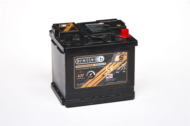620 CCA Braille Battery Endurance Series B140R-H4-LN1 BCI Group 140R/H4/LN1 Battery, Series, AGM, 12 V, Deep Cycle/Starting , Cold Cranking Amps, Top Terminals, Right Side Positive, Each thumbnail 7