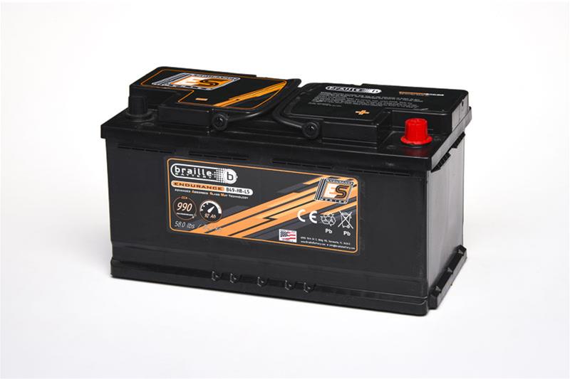 Braille 49-H8-L5 Endurance AGM Battery 990 CCA Braille 49-H8-L5 Endurance AGM Battery 990 CCA