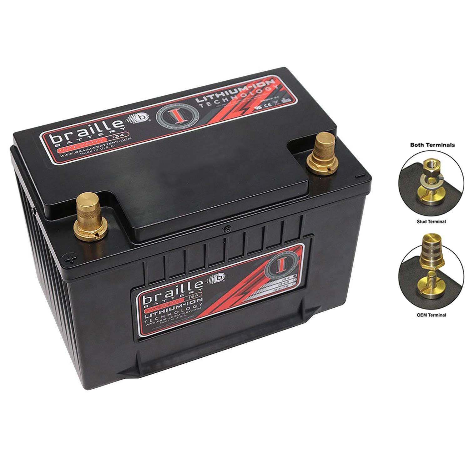 Braille Battery I34X Braille Battery Intensity Lithium Batteries