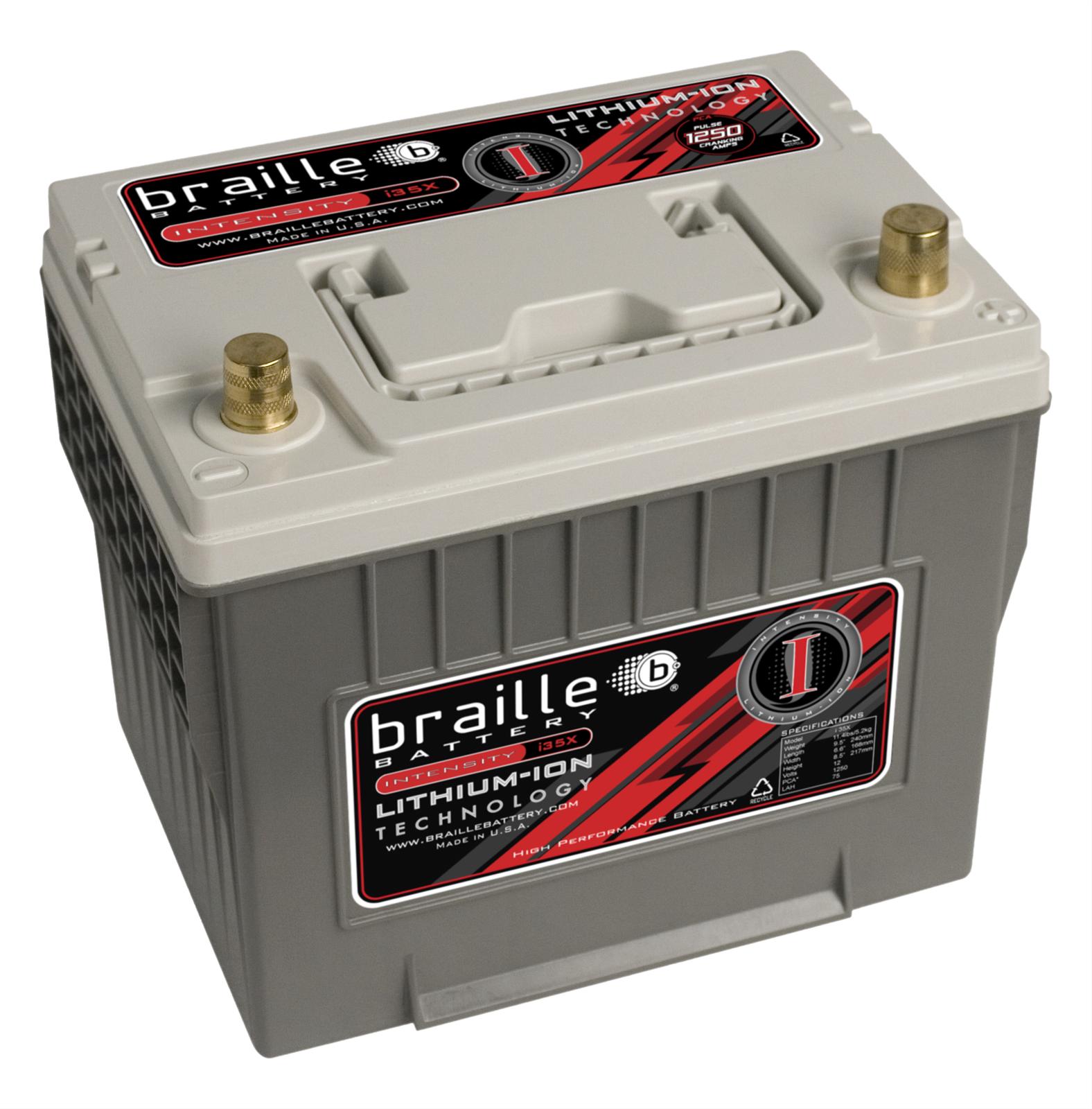 Braille Intensity Lithium-Ion Racing Battery 12V i35X