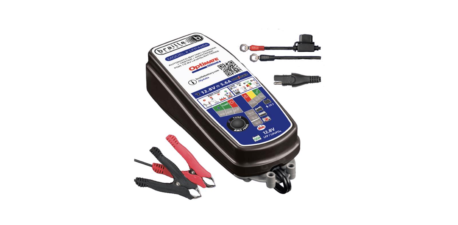 Braille Lithium Battery Charger 12 Volt TM393
