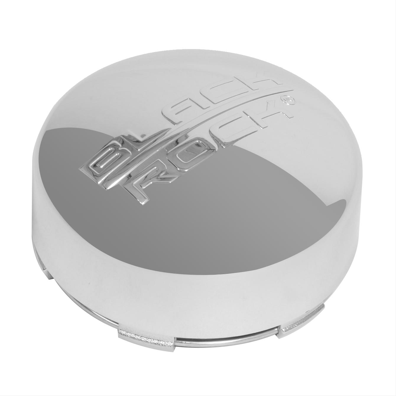 Black Rock Wheel 330731BR Black Rock Center Caps Summit Racing