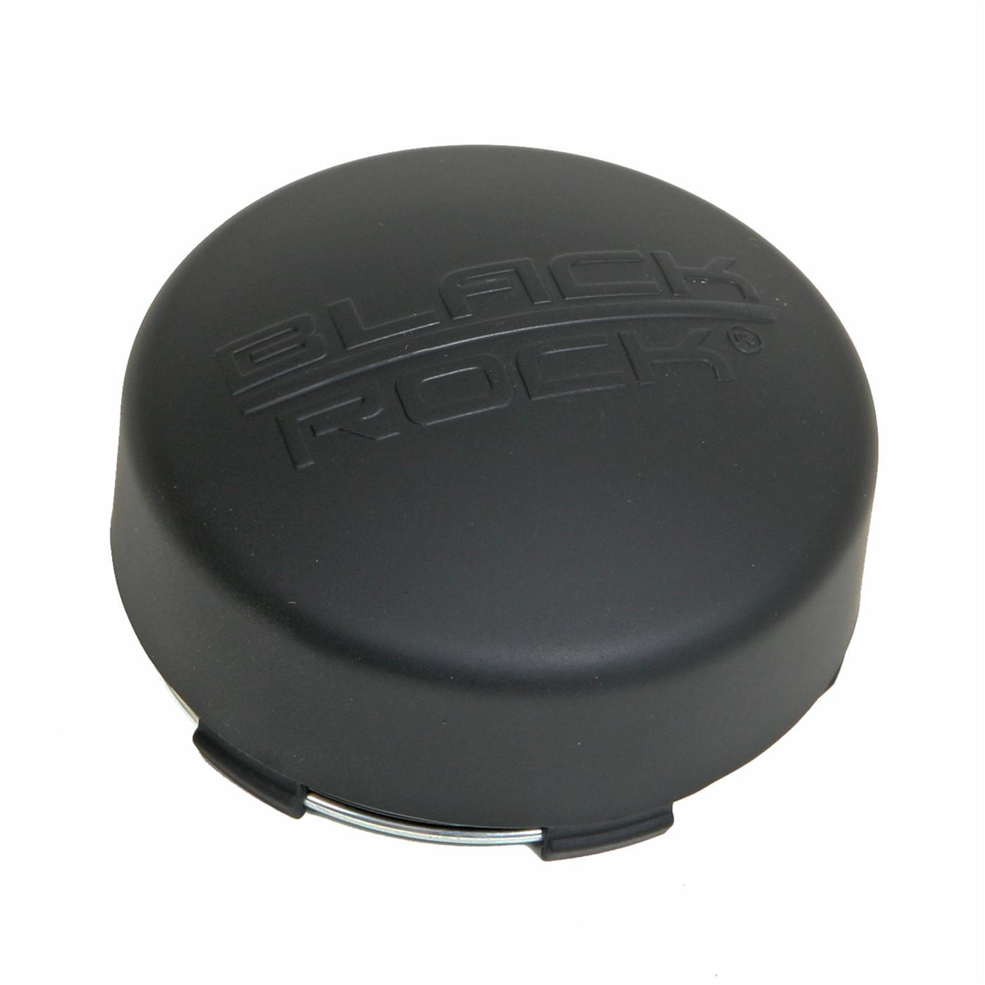 Black Rock Wheel 330732BR Black Rock Center Caps Summit Racing