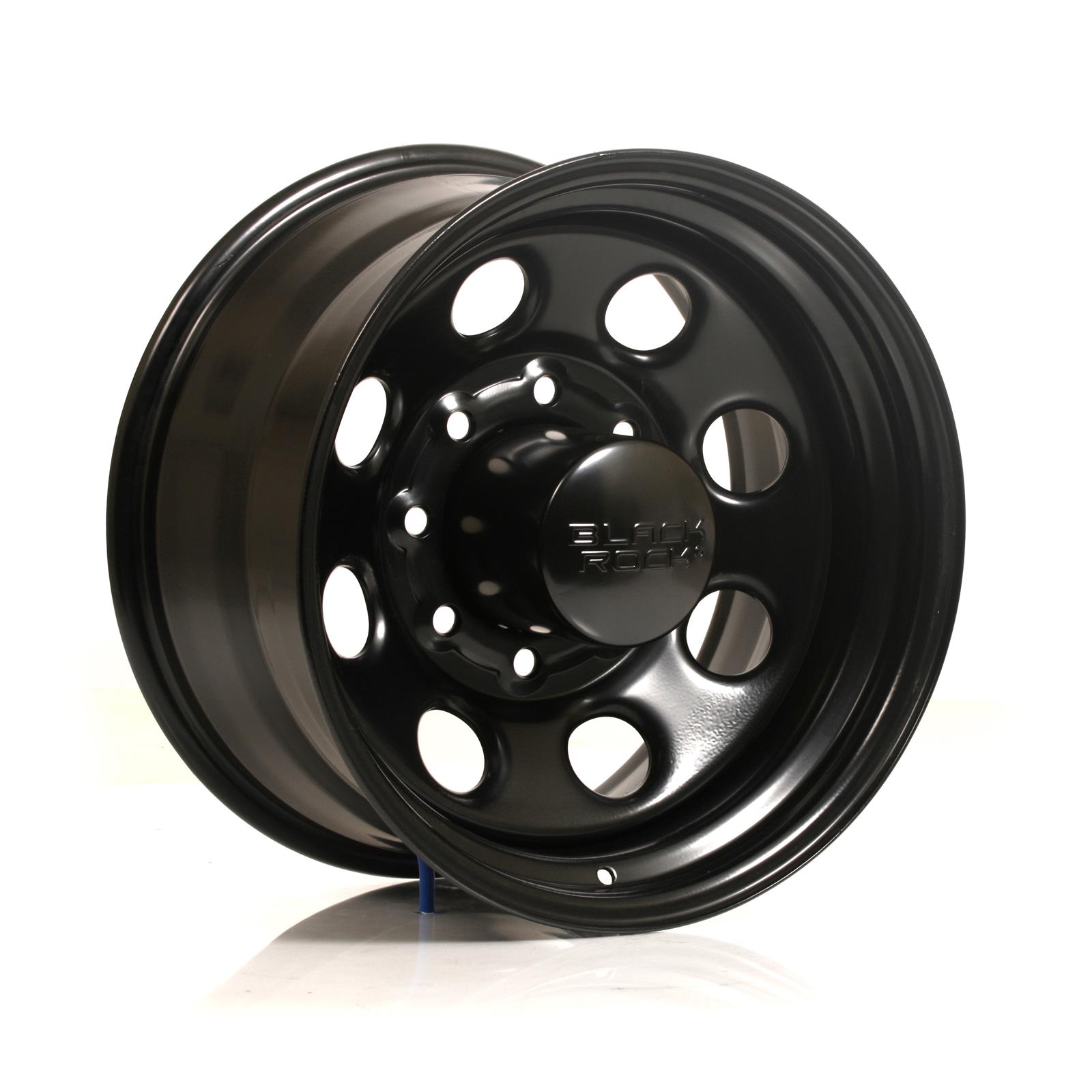 BLACK Bull　8枚 Center Cap | 8 Lug | Push-Through | Black – CP-T078B140-1