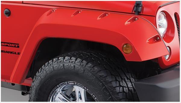 Bushwacker 07-18 Jeep Wrangler Pocket Style Flares 2pc - Black thumbnail 4