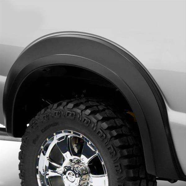 Bushwacker Extend-A-Fender Flares 20088-02 Fender Flares, Extend-A-Fender, Rear, Black, Dura-Flex Thermoplastic, Ford, Pair