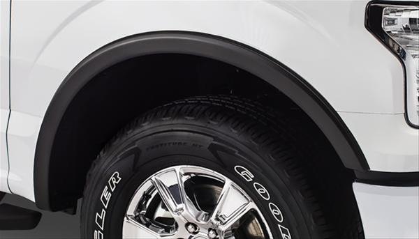 Bushwacker OE-Style Fender Flares for 2015-2017 F-150 - 20095-02 Flares, OE Style, Front, Black, Dura-Flex Thermoplastic, Ford, Pair