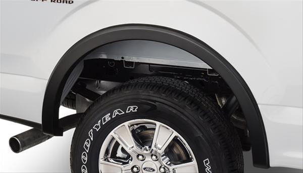 Bushwacker OE-Style Fender Flares 20096-02 Flares, OE Style, Rear, Black, Dura-Flex Thermoplastic, Ford, Pair