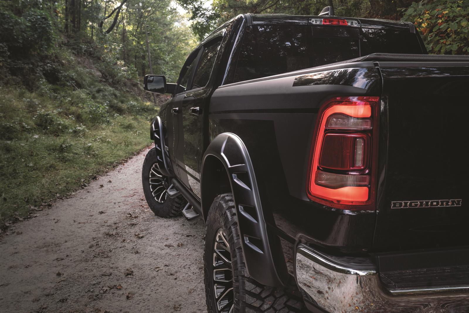 Bushwacker DRT-Style Fender Flares for 2019-2020 SILVERADO 1500 - 40132-02 Flare, DRT Style, Rear, Black, Dura-Flex Thermoplastic, Chevy, Pair thumbnail 3