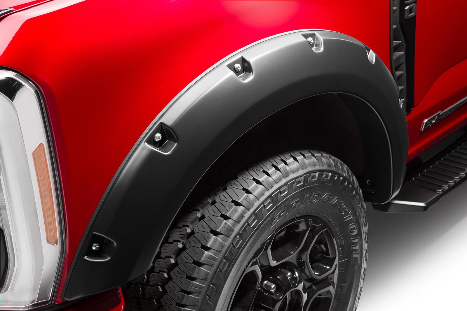 Bushwacker Pocket-Style Fender Flares 20143-02 FF POCKET STYLE 2PC FRONT 2023-2024 FORD F-250 SUPER DUTY F-350 SUPER DUTY