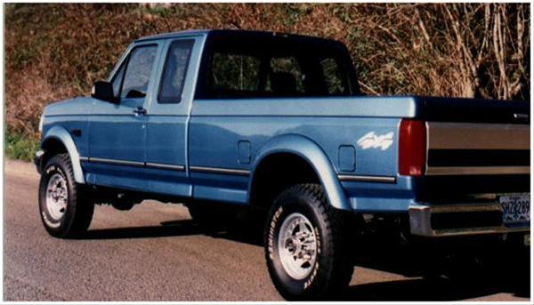 Husky Extend-A-Fender Flares 2802904 Fender Flares, Extend-A-Fender, Front and Rear, Black, Dura-Flex Thermoplastic, Ford, Set of 4 thumbnail 2