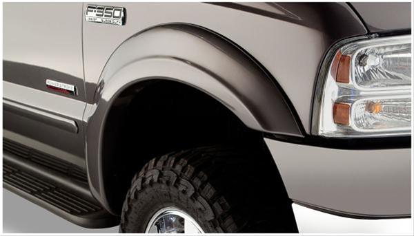 Husky OE-Style Fender Flares for 1999-2007 F-250 SUPER DUTY, F-350 DUTY - 2802909 Flares, OE Style, Front and Rear, Black, Dura-Flex Thermoplastic, Ford, Set of 4