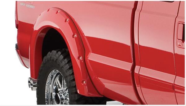 Husky Pocket-Style Fender Flares for 2008-2010 F-250 SUPER DUTY, F-350 DUTY - 2802917 Flares, Pocket Style, Front and Rear, Black, Dura-Flex Thermoplastic, Ford, Set of 4 thumbnail 2