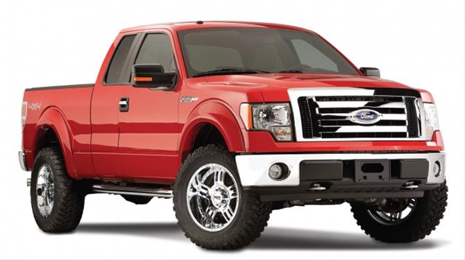 Husky Extend-A-Fender Flares for 2009-2014 F-150 - 2802926 Fender Flares, Extend-A-Fender, Front and Rear, Black, Dura-Flex Thermoplastic, Ford, Set of 4 thumbnail 5