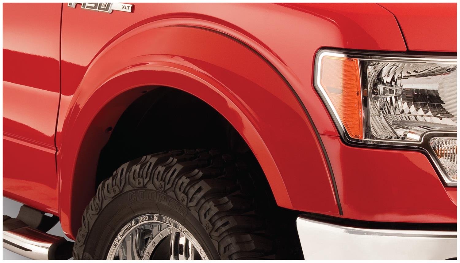 Husky Extend-A-Fender Flares for 2009-2014 F-150 - 2802926 Fender Flares, Extend-A-Fender, Front and Rear, Black, Dura-Flex Thermoplastic, Ford, Set of 4 thumbnail 2