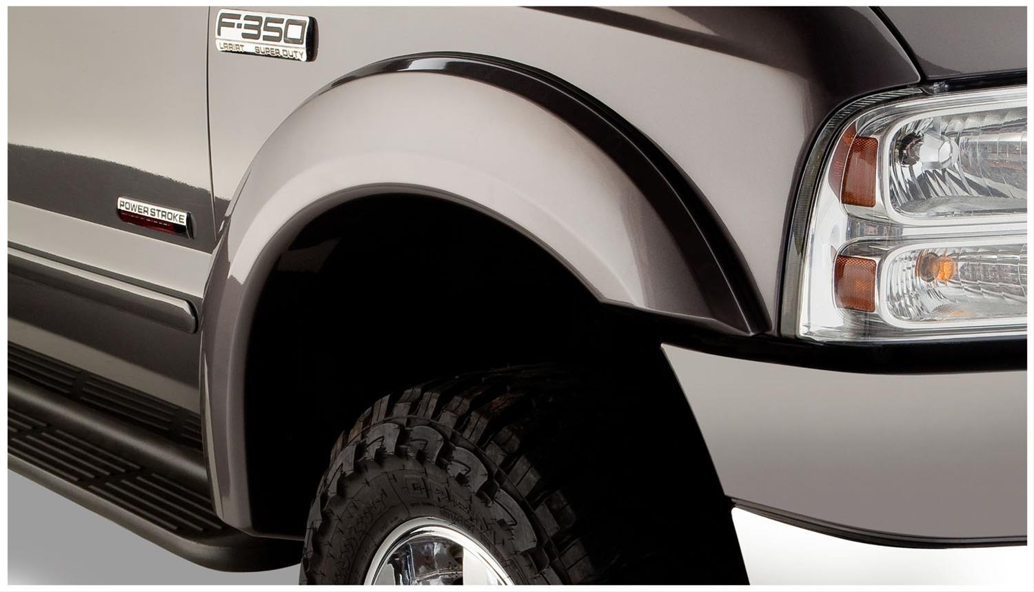 Husky Extend-A-Fender Flares for 1999-2007 F-250 SUPER DUTY, F-350 DUTY - 2802928 Fender Flares, Extend-A-Fender, Front and Rear, Black, Dura-Flex Thermoplastic, Ford, Set of 4 thumbnail 2