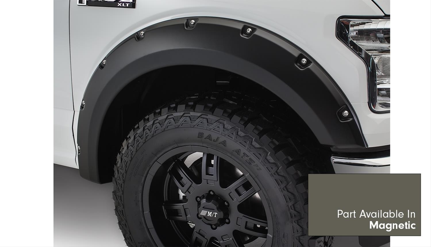 Bushwacker Color-Matching Pocket Style Fender Flares for 2016-2017 F-150 - 20935-6A Flares, Style, Front/Rear, Dura-Flex Thermoplastic, Magnetic, Ford, Set of 4 thumbnail 4