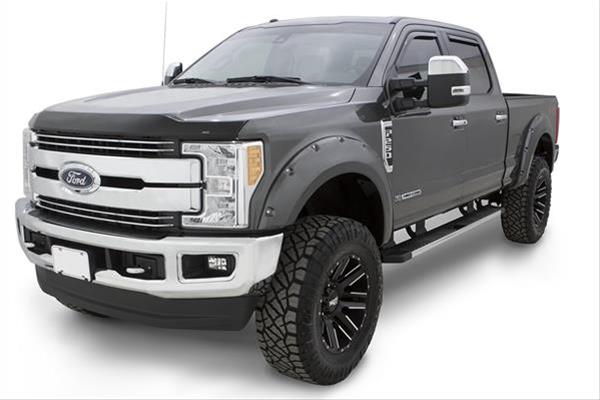 Husky OE-Style Fender Flares for 2017-2022 F-250 SUPER DUTY, F-350 DUTY - 2802944 Flares, OE-Style, Front and Rear, Black, Dura-Flex Thermoplastic, Ford, Set of 4
