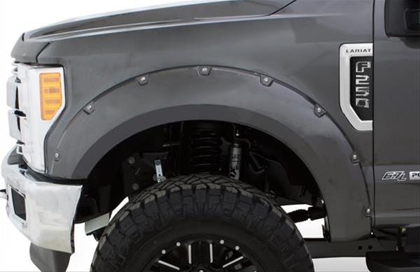 Husky OE-Style Fender Flares for 2017-2022 F-250 SUPER DUTY, F-350 DUTY - 2802944 Flares, OE-Style, Front and Rear, Black, Dura-Flex Thermoplastic, Ford, Set of 4 thumbnail 3