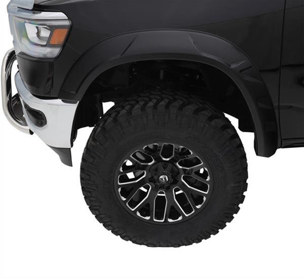 Bushwacker DRT-Style Fender Flares for 2015-2019 SILVERADO 3500 HD, 2500 2014-2018 1500 - 40159-02 Flares, DRT Style, Front, Matte Black, Dura-Flex Thermoplastic, Chevy, Pair