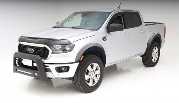 Husky Extend-A-Fender Flares for 2019-2023 RANGER - 2802954 Fender Flares, Extend-A-Fender, Front and Rear, Black, Dura-Flex Thermoplastic, Ford, Set of 4
