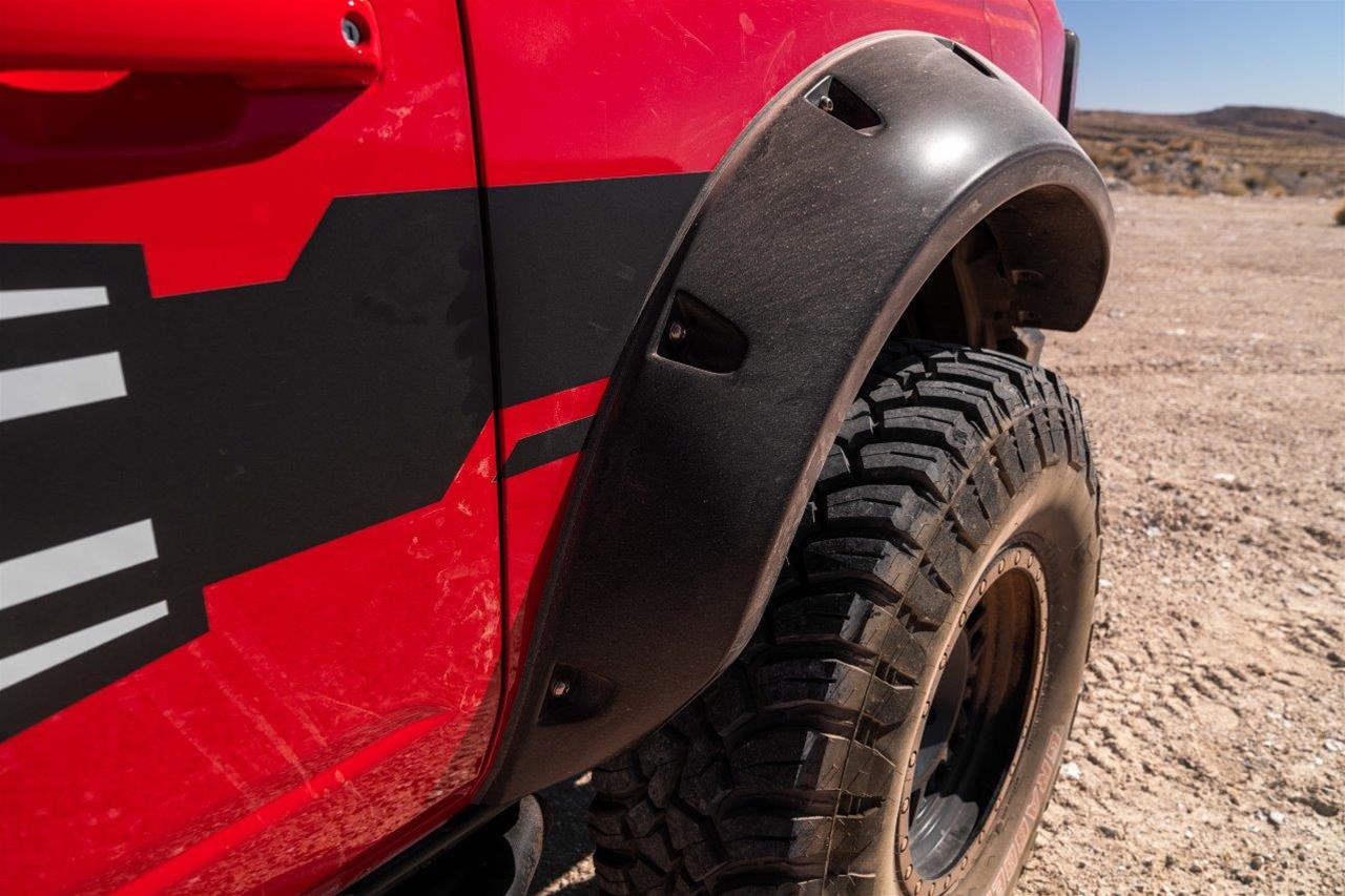 Bushwacker Pocket-Style Fender Flares 20965-02 Flare, FF POCKET STYLE 4PC