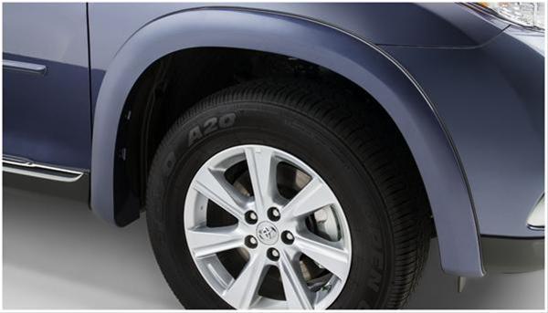 Bushwacker OE-Style Fender Flares 30029-02 Flares, OE Style, Front, Black, Dura-Flex Thermoplastic, Toyota, Pair thumbnail 2