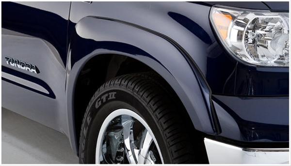 Husky OE-Style Fender Flares for 2007-2013 TUNDRA - 2803909 Flares, OE Style, Front, Rear, Black, Dura-Flex Thermoplastic, Toyota, Set of 4