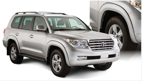 Husky OE-Style Fender Flares for 2008-2011 LAND CRUISER - 2803913 Flares, OE Style, Front, Rear, Black, Dura-Flex Thermoplastic, Toyota, Set of 4 thumbnail 2