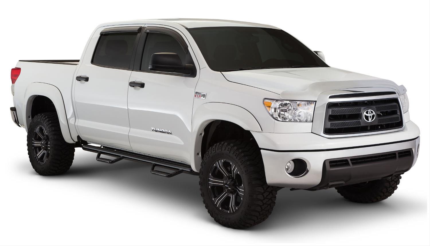 Husky Extend-A-Fender Flares for 2007-2013 TUNDRA - 2803916 Fender Flares, Extend-A-Fender, Front/Rear, Black, Dura-Flex Thermoplastic, Toyota, Set of 4